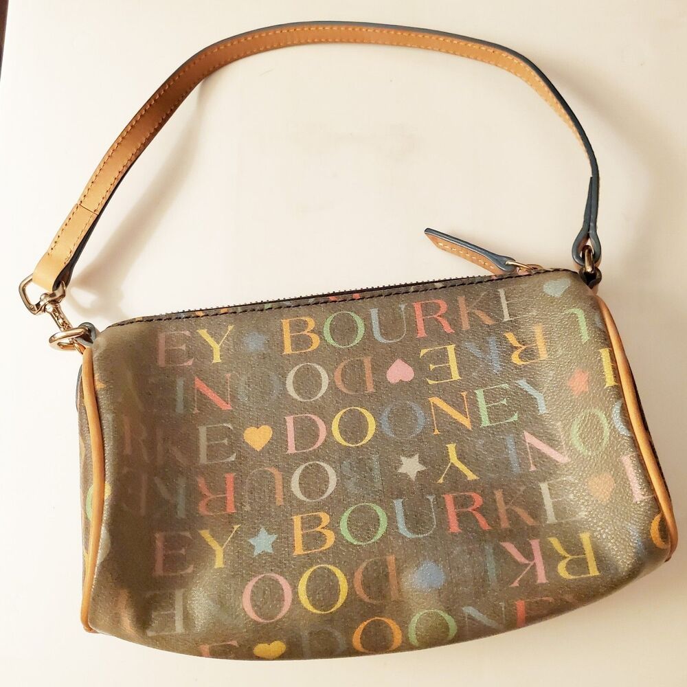 Dooney And Bourke IT Bag Black Rainbow Letter Mini Bag
